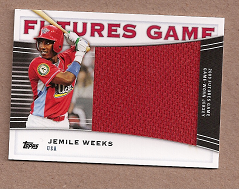 2010 Topps Pro Debut Futures Game Jersey #JW Jemile Weeks