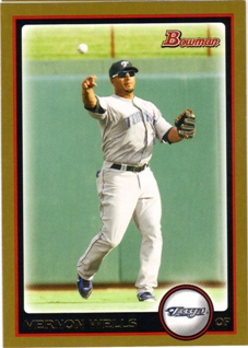 2010 Bowman Gold #107 Vernon Wells
