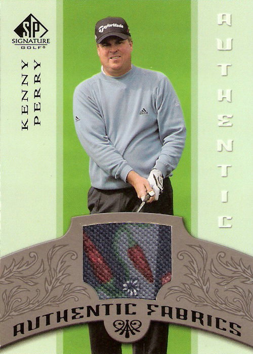 2005 SP Signature Authentic Fabrics Singles #KP Kenny Perry