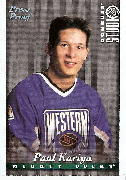 1997-98 Studio Press Proofs Silver #4 Paul Kariya