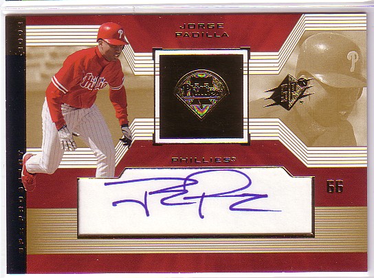 2002 SPx #141 Jorge Padilla AU RC