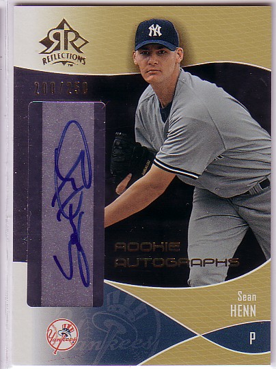2004 Reflections Gold #128 Sean Henn AU