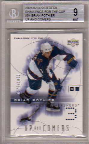 2001-02 UD Challenge for the Cup #94 Brian Pothier RC