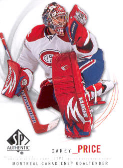 2009-10 SP Authentic #5 Carey Price