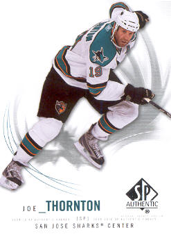 2009-10 SP Authentic #7 Joe Thornton
