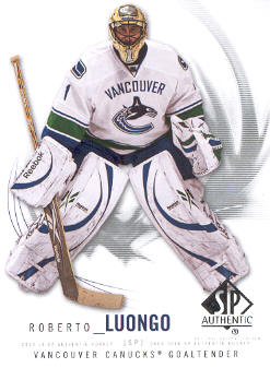 2009-10 SP Authentic #16 Roberto Luongo