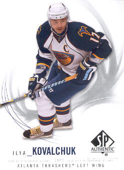 2009-10 SP Authentic #17 Ilya Kovalchuk