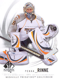 2009-10 SP Authentic #23 Pekka Rinne