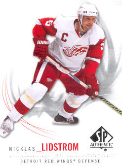 2009-10 SP Authentic #32 Nicklas Lidstrom