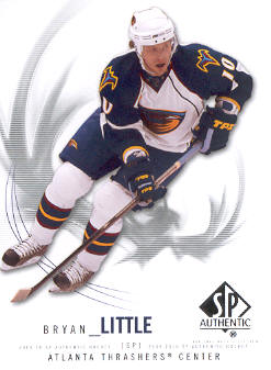 2009-10 SP Authentic #43 Bryan Little