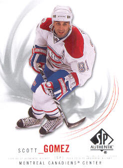 2009-10 SP Authentic #47 Scott Gomez