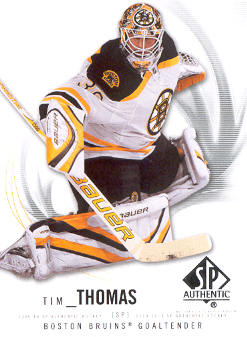 2009-10 SP Authentic #51 Tim Thomas