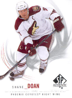 2009-10 SP Authentic #58 Shane Doan
