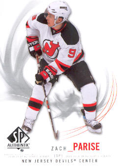 2009-10 SP Authentic #59 Zach Parise