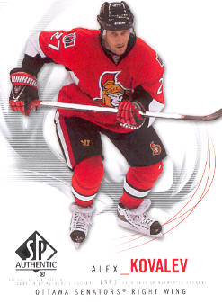 2009-10 SP Authentic #60 Alex Kovalev