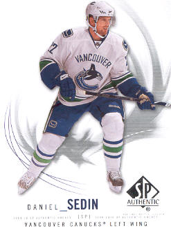 2009-10 SP Authentic #66 Daniel Sedin