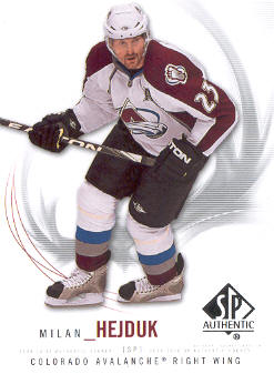2009-10 SP Authentic #70 Milan Hejduk