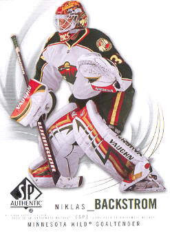 2009-10 SP Authentic #75 Niklas Backstrom