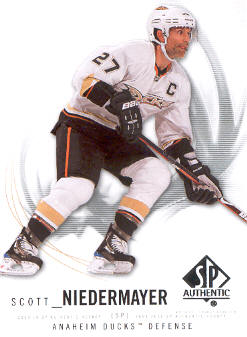 2009-10 SP Authentic #77 Scott Niedermayer