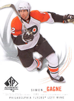 2009-10 SP Authentic #78 Simon Gagne
