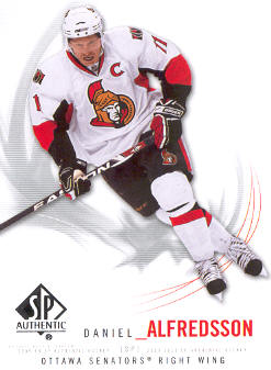 2009-10 SP Authentic #95 Daniel Alfredsson