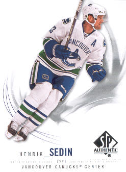 2009-10 SP Authentic #99 Henrik Sedin