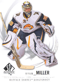 2009-10 SP Authentic #100 Ryan Miller