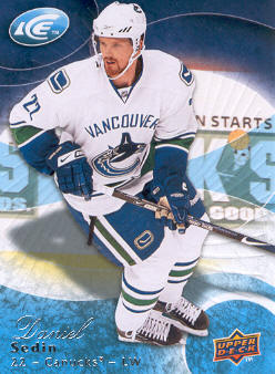 2009-10 Upper Deck Ice #63 Daniel Sedin