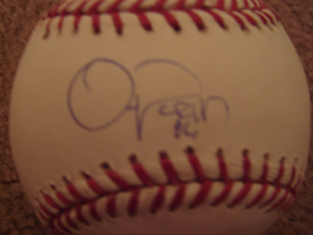 Oliver Perez Autographed Official MLB Baseball With Steiner COA