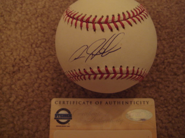 Aaron Heilman Autographed MLB Baseball With Steiner COA