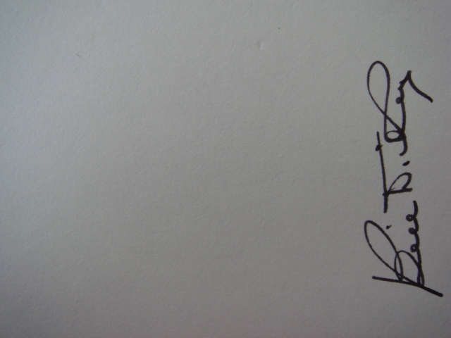 Bill Dickey Autographed 3 X 5 Card With COA