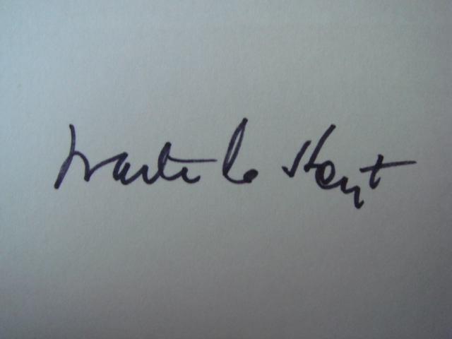 Waite Hoyt Autographed 3 X 5 Card With COA