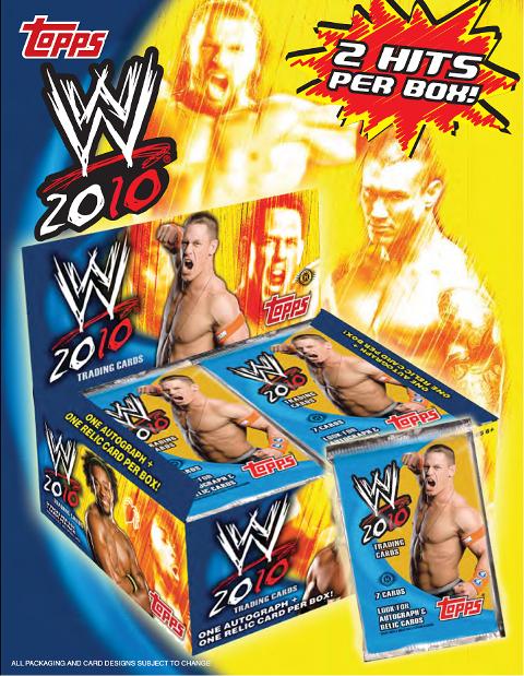 3 BOX LOT : 2010 Topps WWE Wrestling Factory Sealed Hobby Box (1 Autograph & 1 Memorabilia Card in EVERY Box) (1 Parallel & 1 Insert Per Pack) 