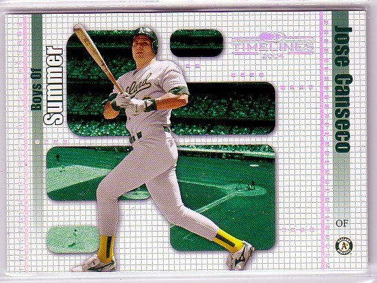 2004 Donruss Timelines Boys of Summer Silver #19 Jose Canseco
