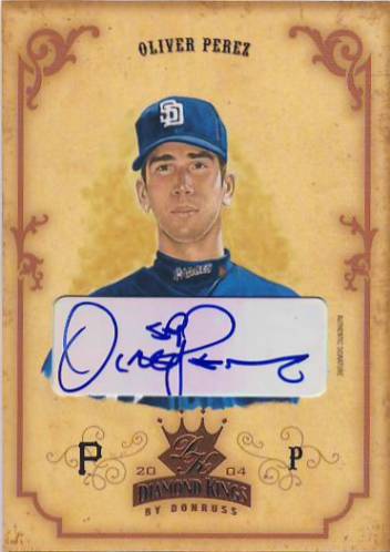 2004 Diamond Kings DK Signatures Bronze #102 Oliver Perez/200
