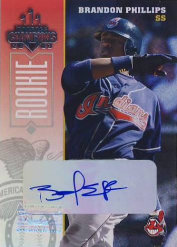 2003 Donruss Champions Autographs #88 Brandon Phillips/375