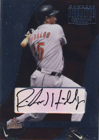 2003 Donruss Signature Autographs #39 Richard Hidalgo
