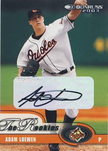 2003 Donruss Rookies Autographs #2 Adam Loewen/500