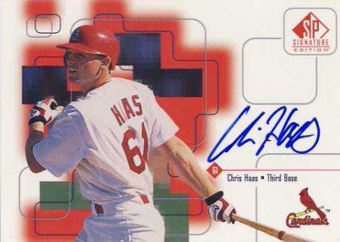 1999 SP Signature Autographs #CHA Chris Haas