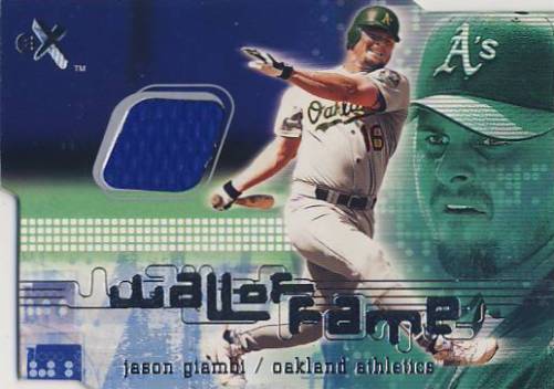 2001 E-X Wall of Fame #6 Jason Giambi