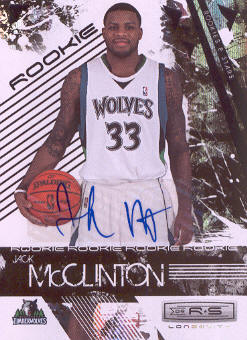2009-10 Rookies and Stars Longevity Signatures #124 Jack McClinton/474