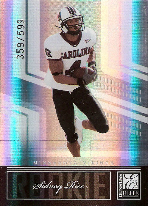 2007 Donruss Elite #187 Sidney Rice RC