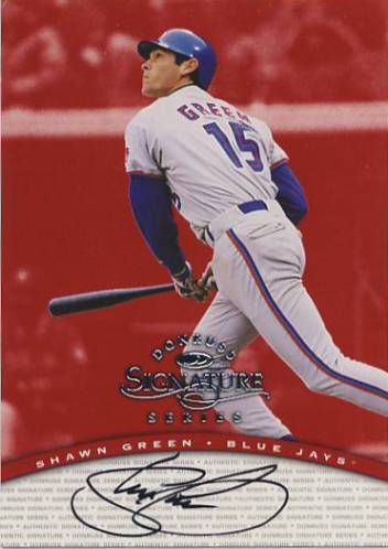 1997 Donruss Signature Autographs #41 Shawn Green/1900