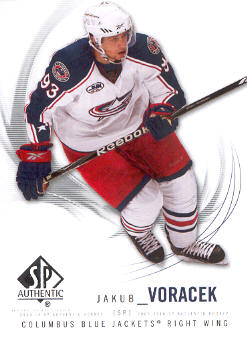 2009-10 SP Authentic #33 Jakub Voracek