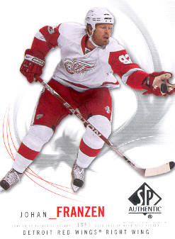 2009-10 SP Authentic #50 Johan Franzen