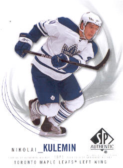 2009-10 SP Authentic #83 Nikolai Kulemin