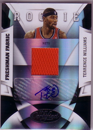 2009-10 Certified #179 Terrence Williams JSY AU RC