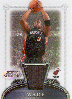 2006-07 Bowman Sterling Refractors #20 Dwyane Wade JSY