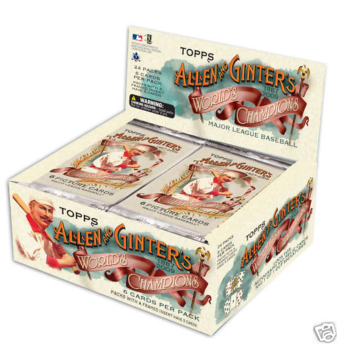 2009 Topps Allen & Ginter Retail Baseball Unopened Box (24 Packs)