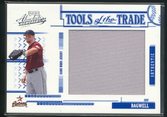 2005 Absolute Memorabilia Tools of the Trade Swatch Single Jumbo #130 Jeff Bagwell Pants/250